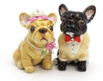 cute bulldog statues gifts