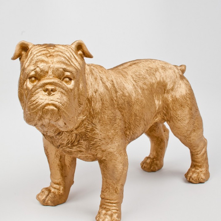 cute bulldog statues gifts