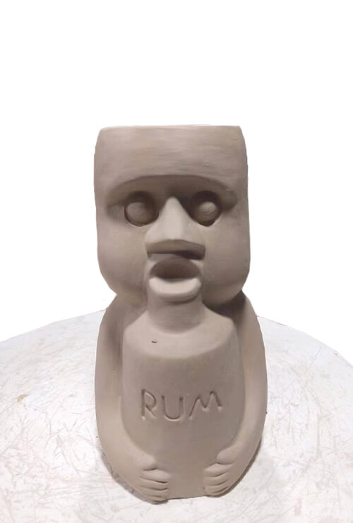 Drinking tiki - Blue