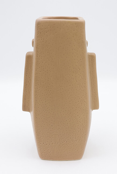 Stone face tiki - Yellow