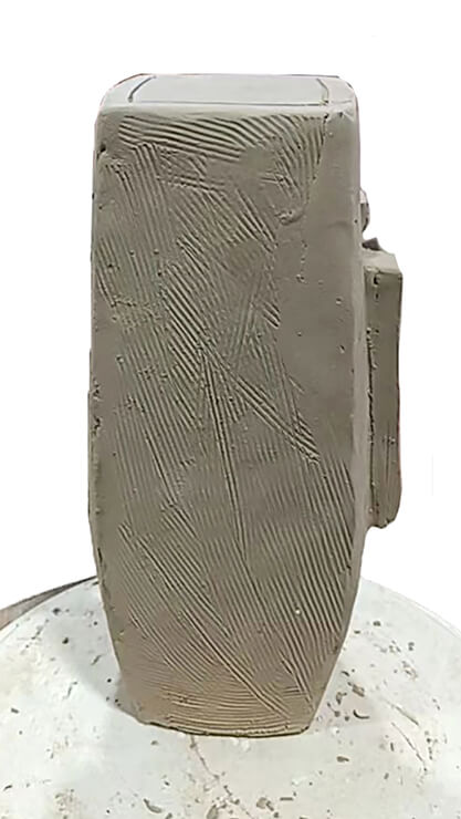 Stone face tiki - Blue