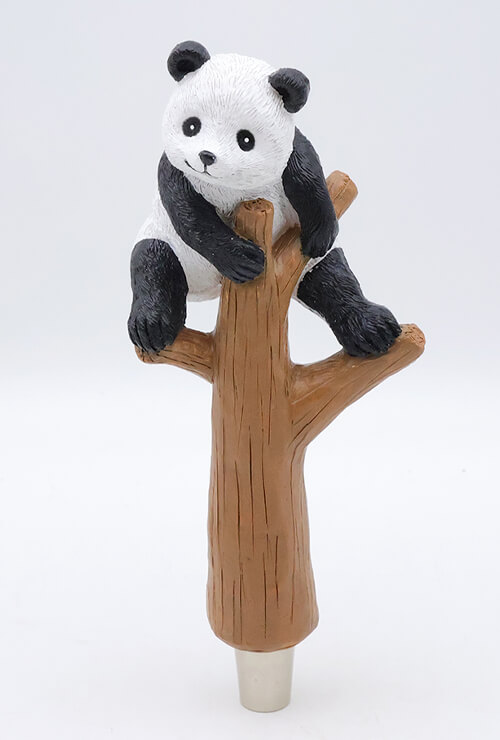 Panda resin beer tap handle
