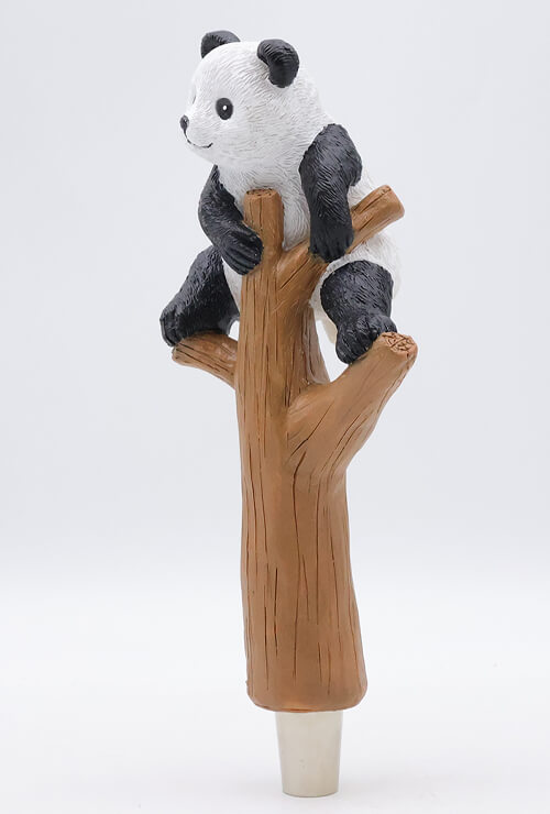 Panda resin beer tap handle