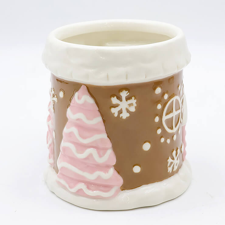 Christmas gingerbread house mug