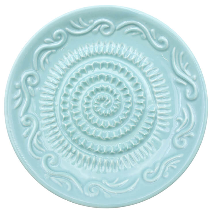 Classic garlic grater plate - Aqua