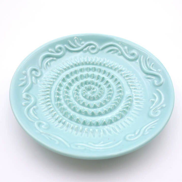 Classic garlic grater plate - Aqua