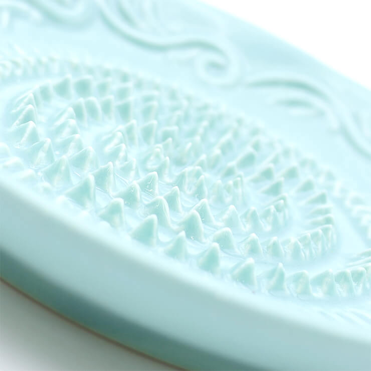 Classic garlic grater plate - Aqua