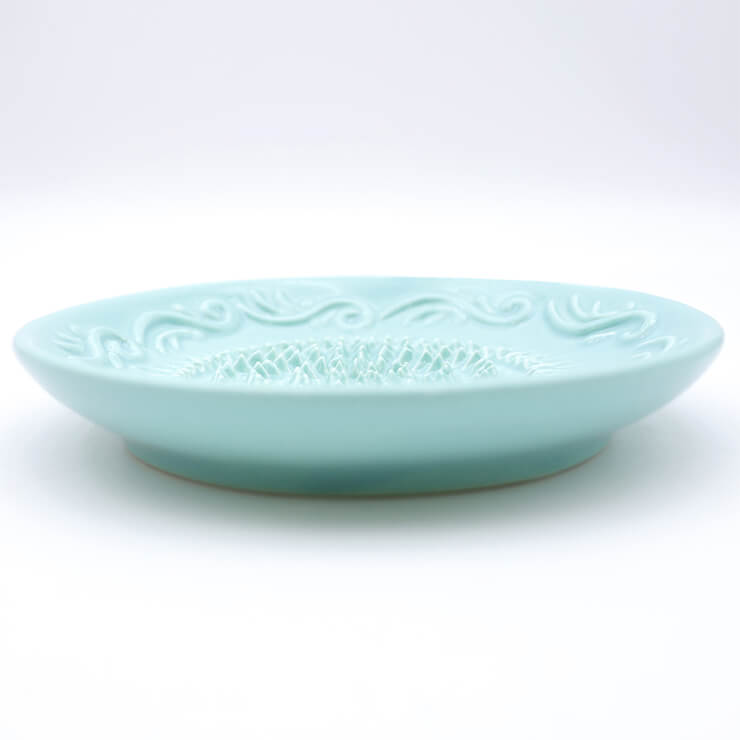 Classic garlic grater plate - Aqua