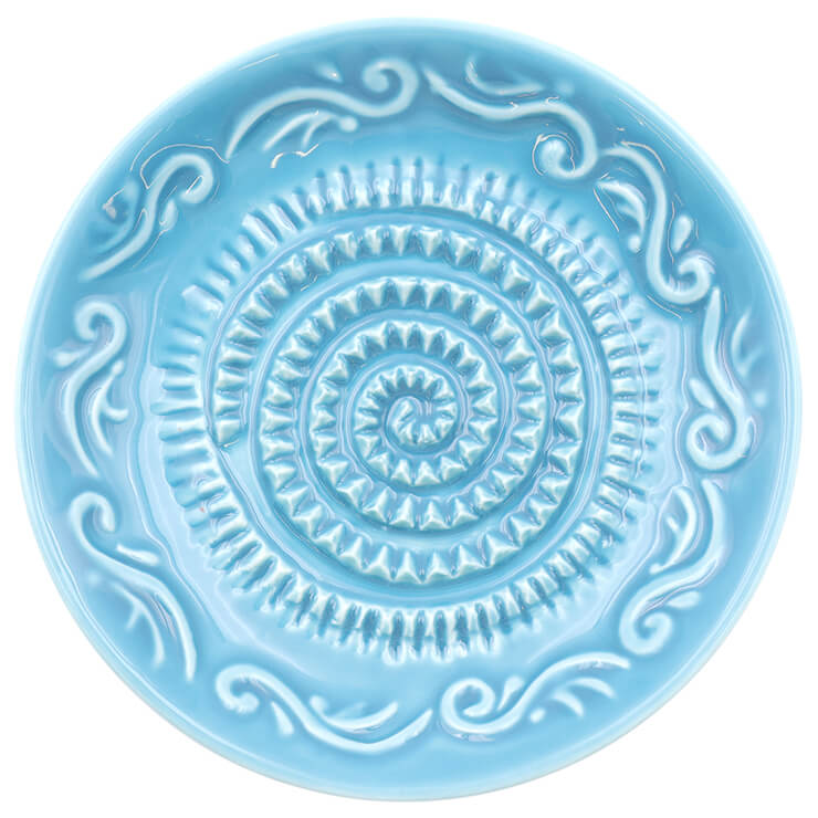 Classic garlic grater plate - Blue