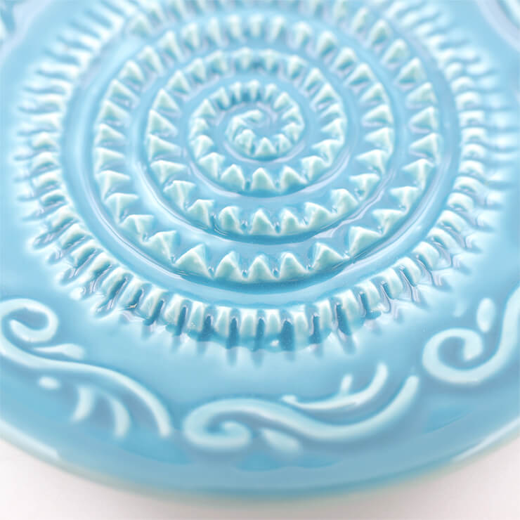Classic garlic grater plate - Blue