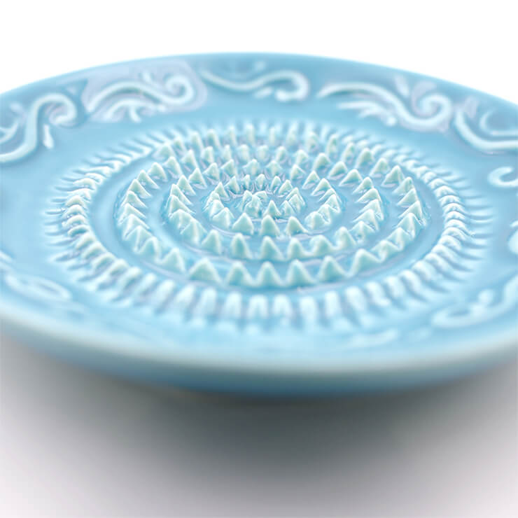 Classic garlic grater plate - Blue