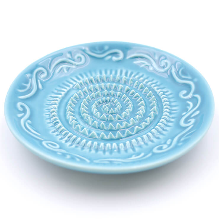 Classic garlic grater plate - Blue