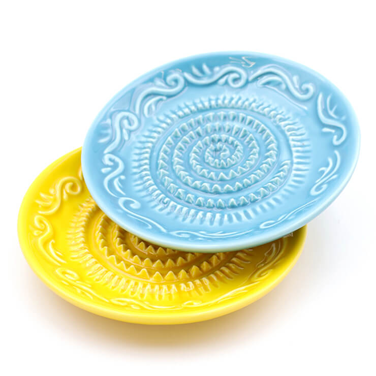 Classic garlic grater plate - Yellow