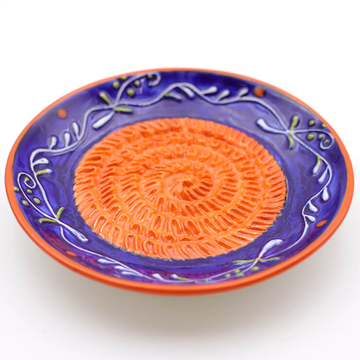 Retro garlic grater plate - Dark