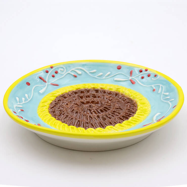 Retro garlic grater plate - Light