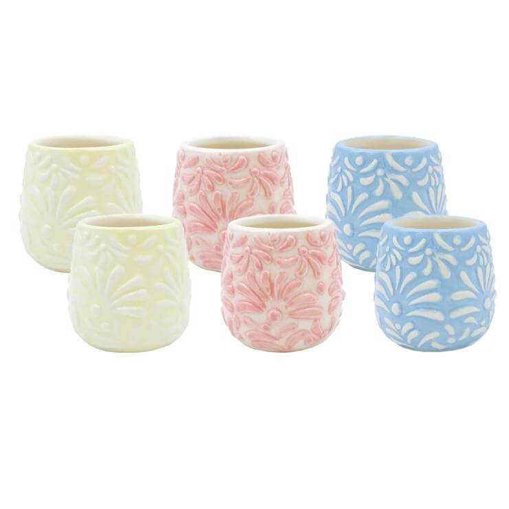 Mexican shot glass - Blue short