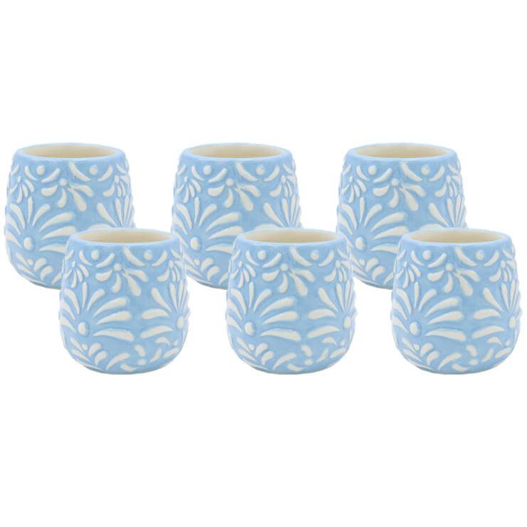 Mexican shot glass - Blue short