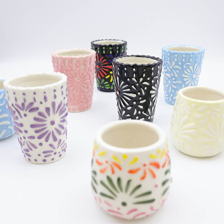 Mexican shot glass - Purple short