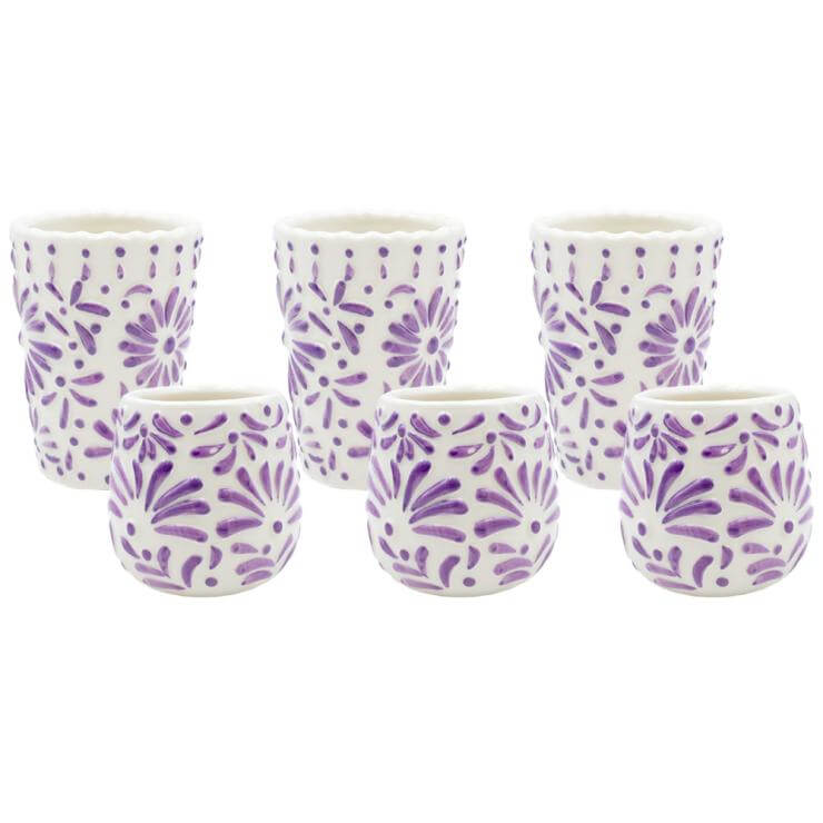 Mexican shot glass - Purple