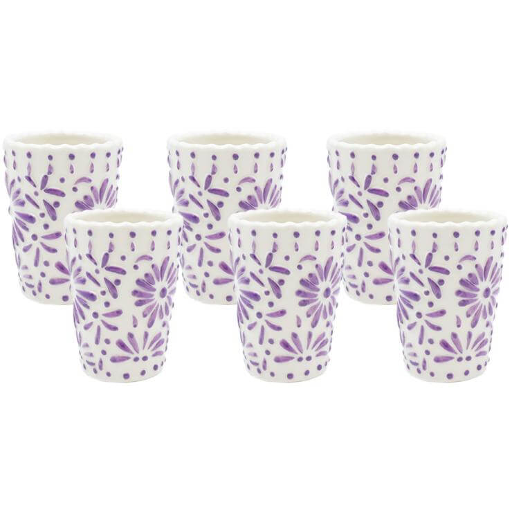 Mexican shot glass - Purple