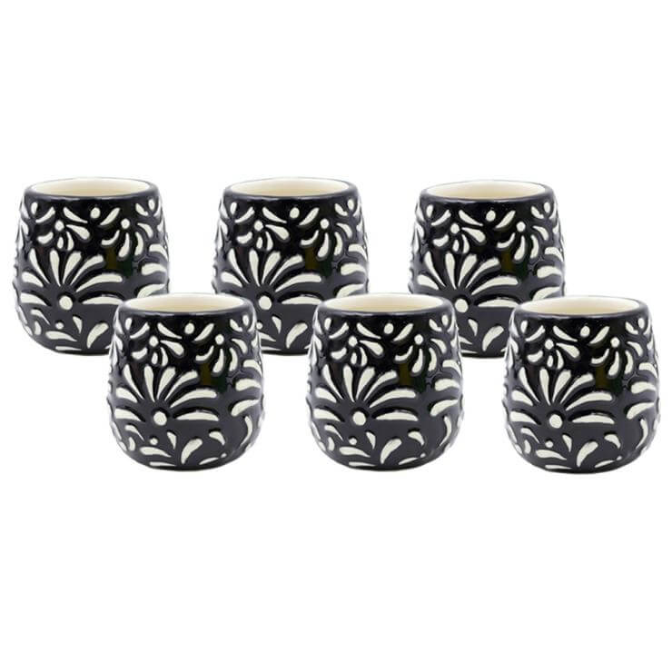 Mexican shot glass - B&W short