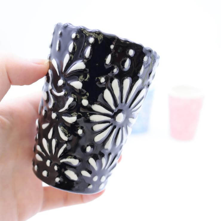 Mexican shot glass - B&W