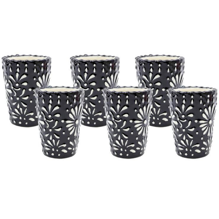 Mexican shot glass - B&W