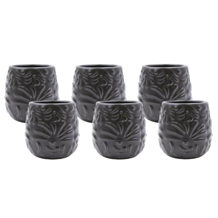 Mexican shot glass - Matt black short