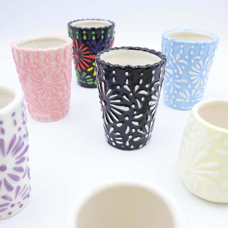 Mexican shot glass - Matt black