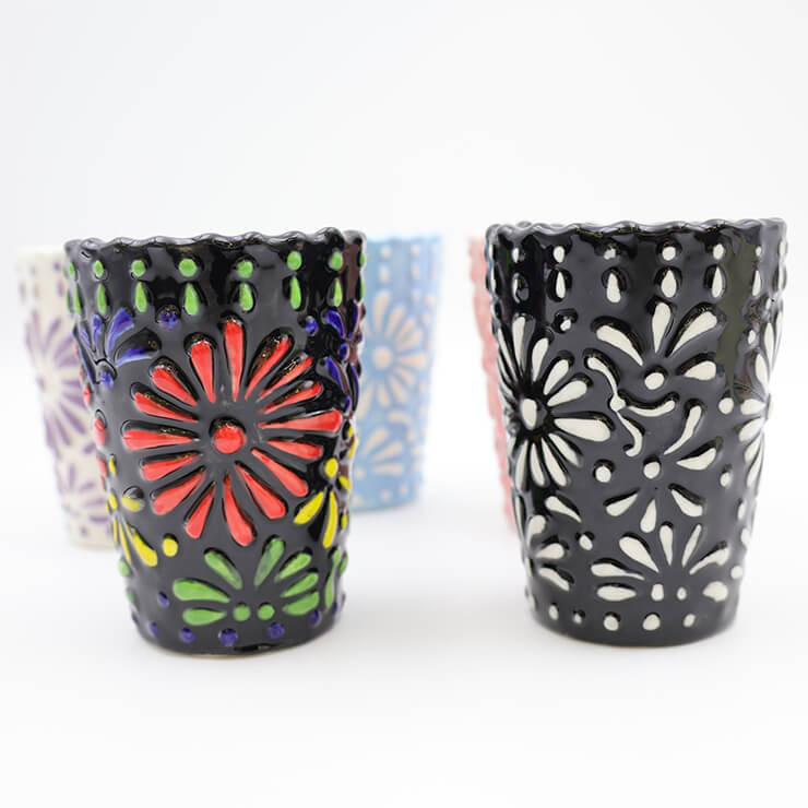 Mexican shot glass - Colored black