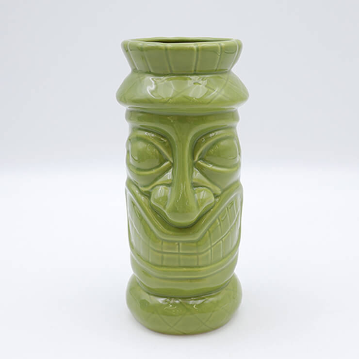 tiki mug - green