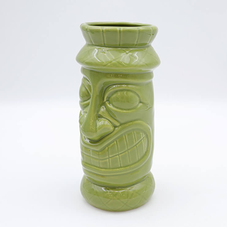tiki mug - green