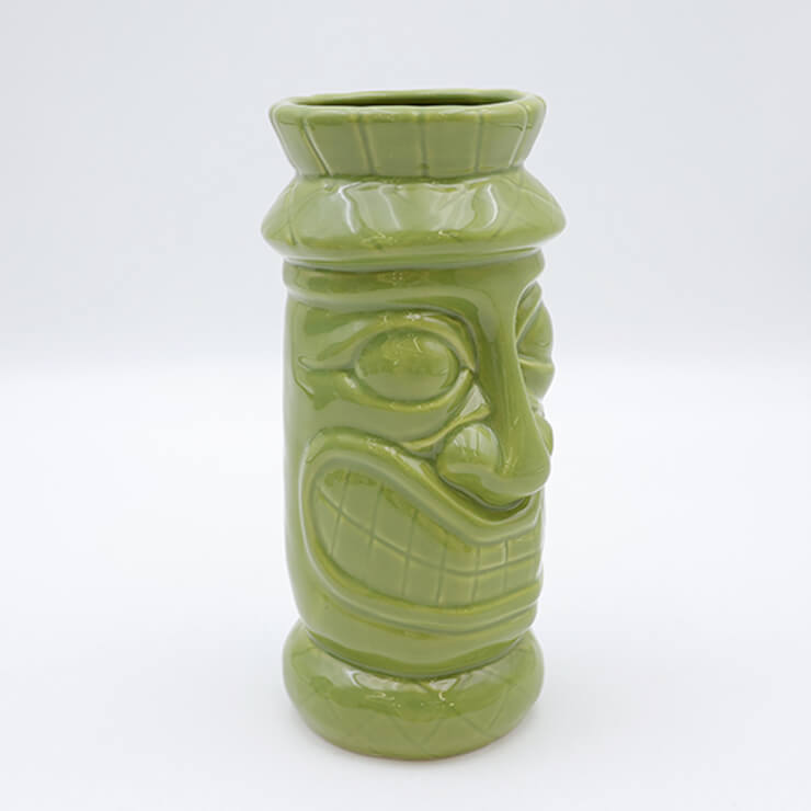 tiki mug - green