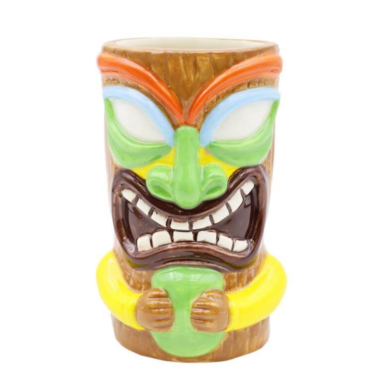 colored tiki mug - darker