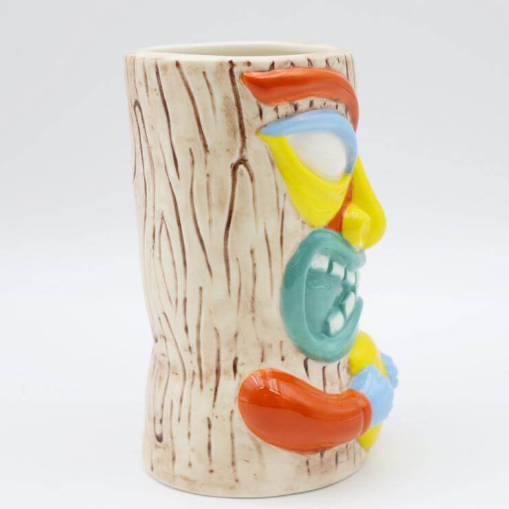 colored ceramic tiki - lighter