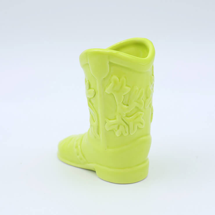 western cowboy boot shot glass - kelly