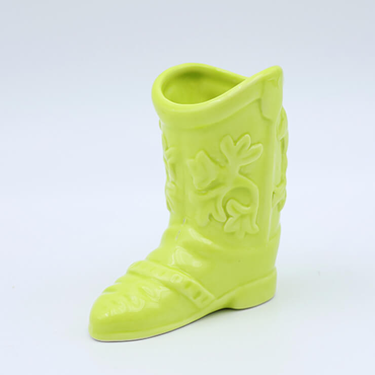 western cowboy boot shot glass - kelly