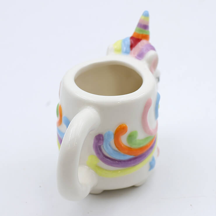 rainbow unicorn shot glass with handle