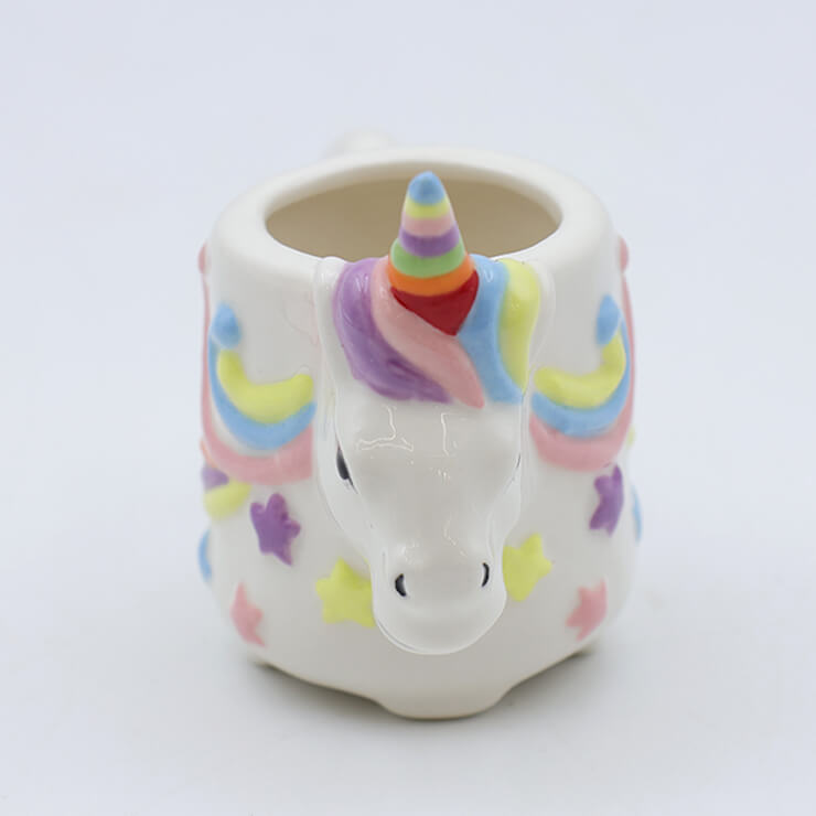 rainbow unicorn shot glass with handle