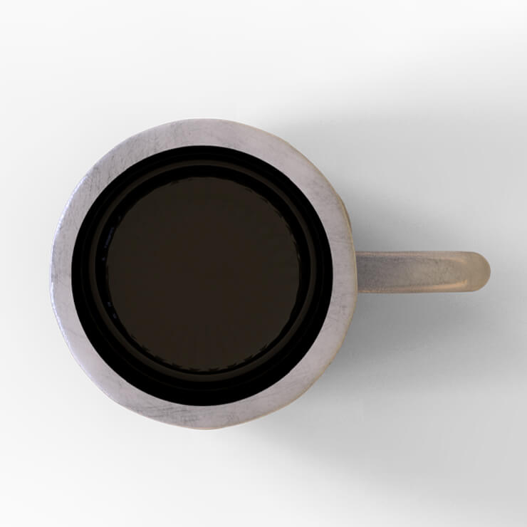 ceramic Halloween mug - white