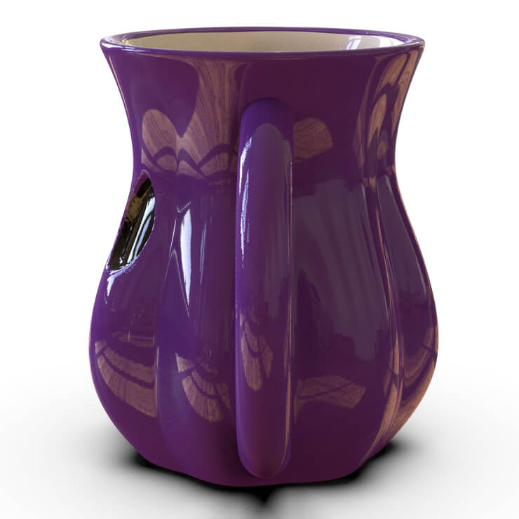 ceramic Halloween mug - purple