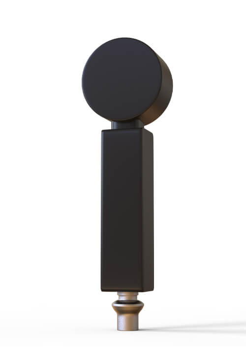 classic resin beer tap handle - custom - round top and square bottom