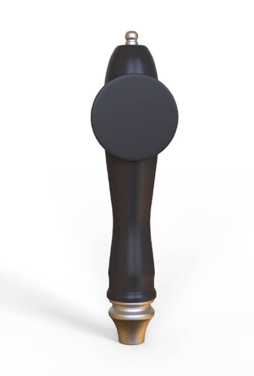 classic resin beer tap handle - custom logo in round sign