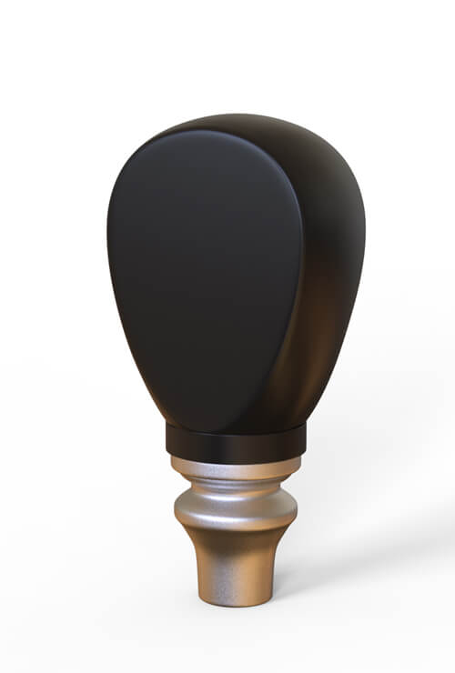 resin beer tap handle - palm size