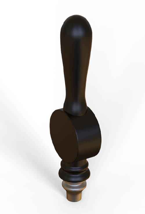 classic resin beer tap handle - The logo sign at the lower part