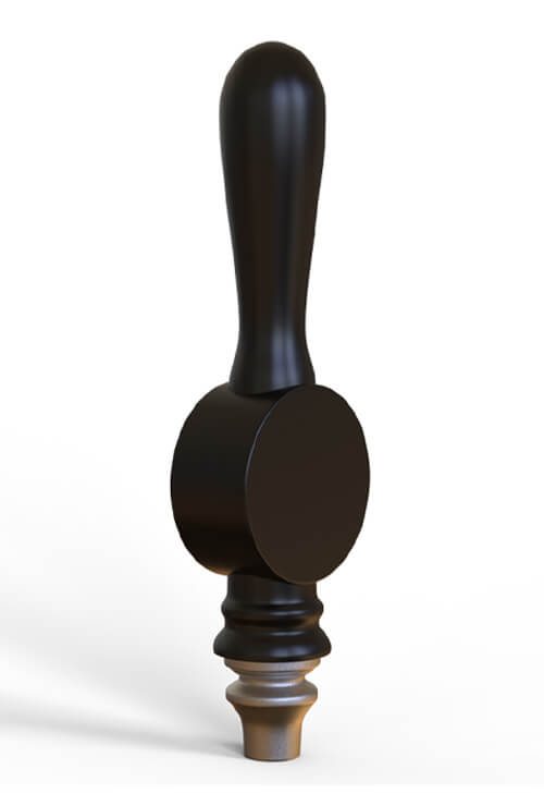classic resin beer tap handle - The logo sign at the lower part