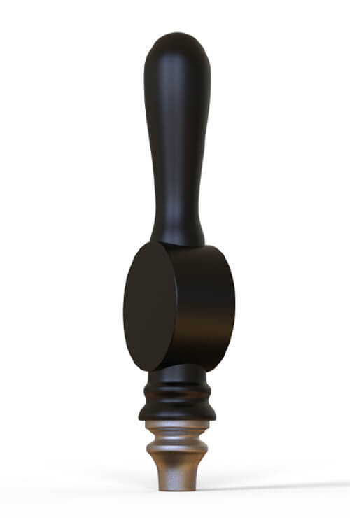 classic resin beer tap handle - The logo sign at the lower part