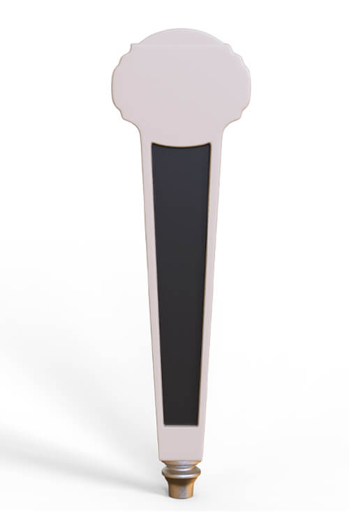 Resin Beer Tap Handle with Built-in Chalkboard