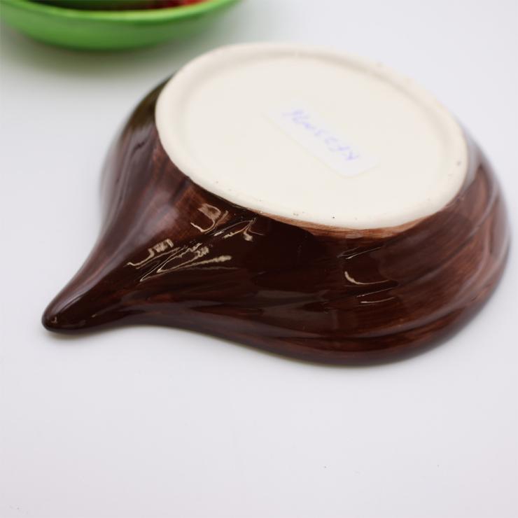 Brown Fig Seed Ceramic Grinder Plate