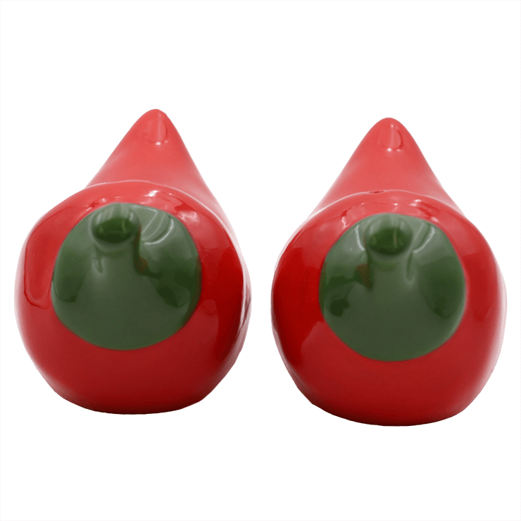 Ceramic Chili Pepper Salt & Pepper Shakers